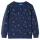 Tengerészkék melange gyerekpulóver 128