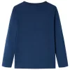 Tengerészkék hosszú ujjú gyerekpóló 116