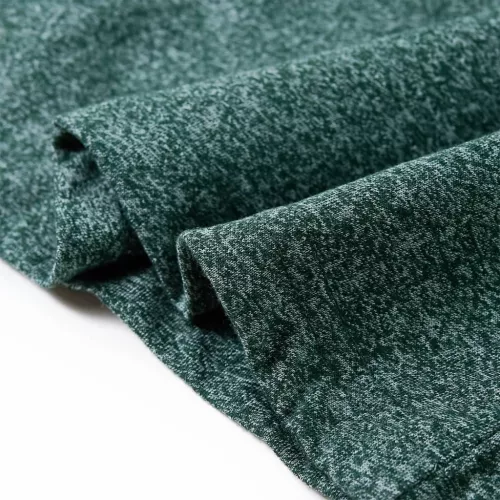 Sötétzöld melange hosszú ujjú gyerekpóló 116