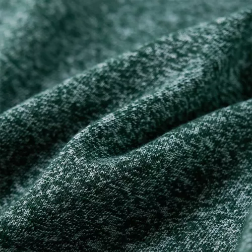 Sötétzöld melange hosszú ujjú gyerekpóló 116