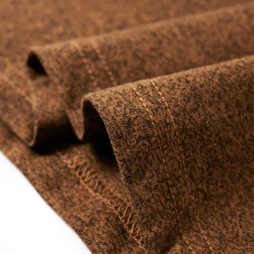 Konyak színű melange hosszú ujjú gyerekpóló 104