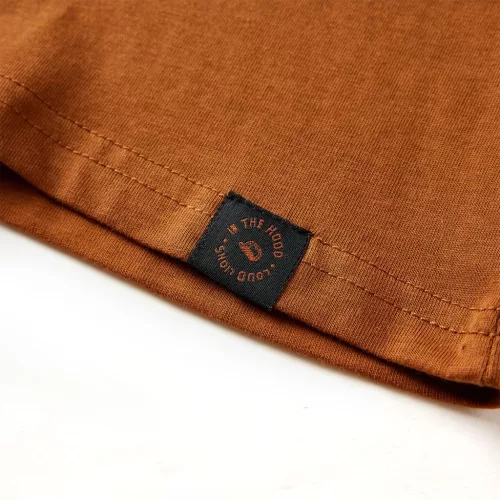 Konyak színű hosszú ujjú gyerekpóló 104