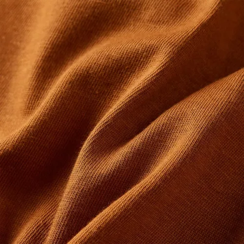 Konyak színű hosszú ujjú gyerekpóló 104