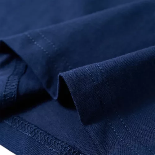 Tengerészkék hosszú ujjú gyerekpóló 104