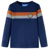 Tengerészkék hosszú ujjú gyerekpóló 116