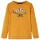 Sötét okker hosszú ujjú gyerekpóló 92