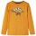 Sötét okker hosszú ujjú gyerekpóló 104
