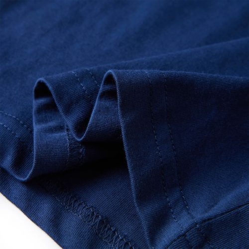 Tengerészkék hosszú ujjú gyerekpóló 116