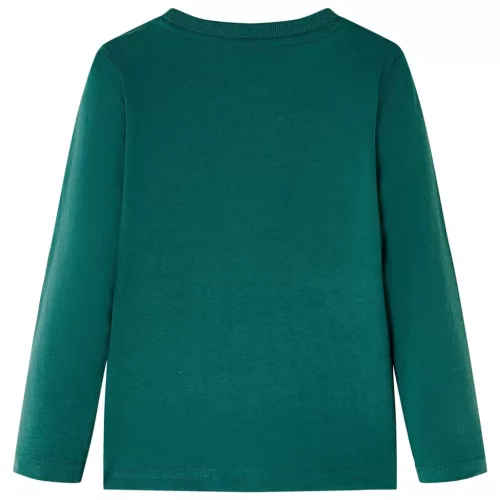 Zöld hosszú ujjú gyerekpóló 116