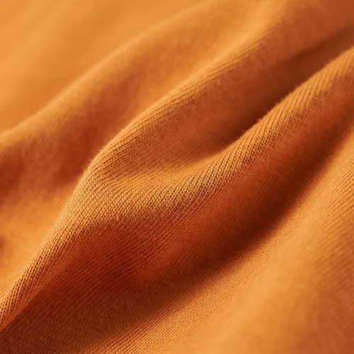 Sötét okker hosszú ujjú gyerekpóló 116