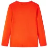 Élénk narancssárga hosszú ujjú gyerekpóló 104