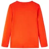 Élénk narancssárga hosszú ujjú gyerekpóló 116
