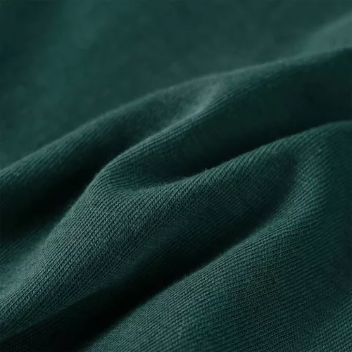 Sötétzöld hosszú ujjú gyerekpóló 116