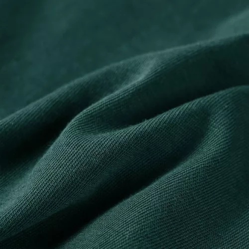 Sötétzöld hosszú ujjú gyerekpóló 128