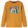 Sötét okker hosszú ujjú gyerekpóló 116