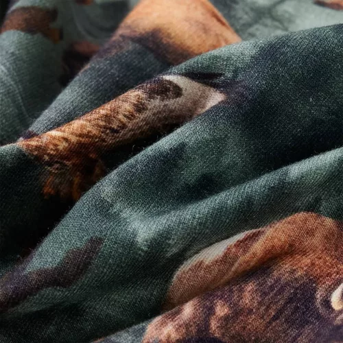 Sötétzöld gyerekpulóver 92