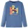 Kék melange hosszú ujjú gyerekpóló 116