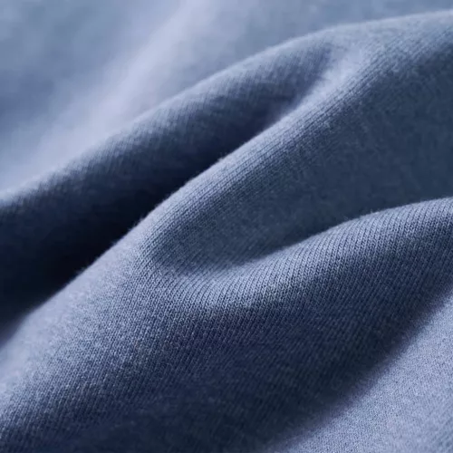 Kék melange kapucnis gyerekpulóver 116