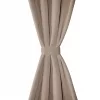 2 db krémszínű sötétítőfüggöny fémkarikákkal 135 x 245 cm
