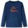 Tengerészkék hosszú ujjú gyerekpóló 140