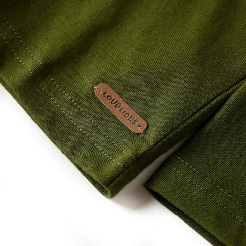 Sötét keki hosszú ujjú gyerekpóló 128