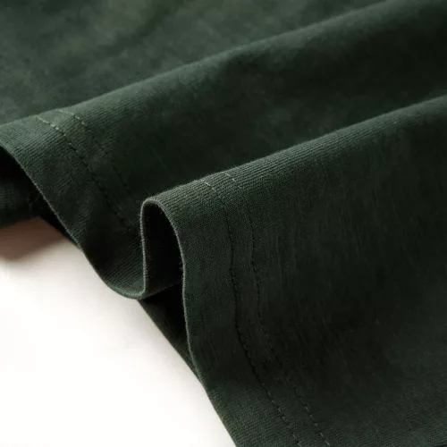 Sötétzöld hosszú ujjú gyerekpóló 104