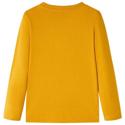 Okker hosszú ujjú gyerekpóló 104
