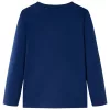 Tengerészkék hosszú ujjú gyerekpóló 104