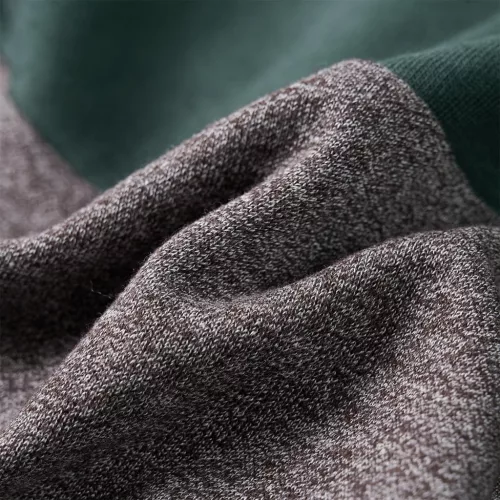 Sötétzöld kapucnis gyerekpulóver cipzárral 92