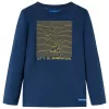 Tengerészkék hosszú ujjú gyerekpóló 92