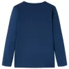Tengerészkék hosszú ujjú gyerekpóló 92