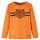 Sötét narancssárga hosszú ujjú gyerekpóló 128