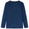 Tengerészkék hosszú ujjú gyerekpóló 104