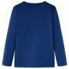 Farmerkék hosszú ujjú gyerekpóló 104