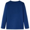 Farmerkék hosszú ujjú gyerekpóló 128