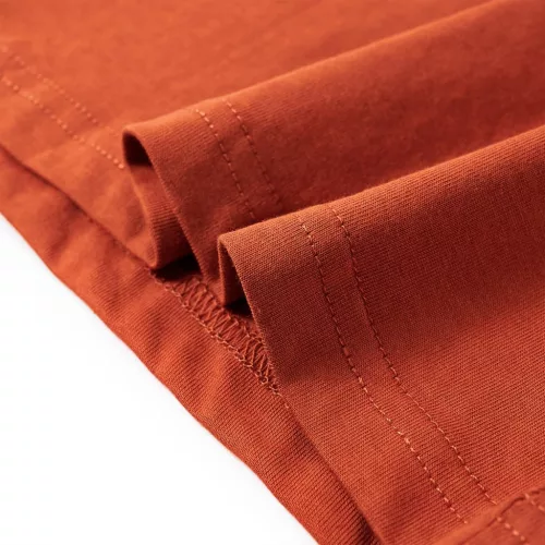 Világos rozsda hosszú ujjú gyerekpóló 116