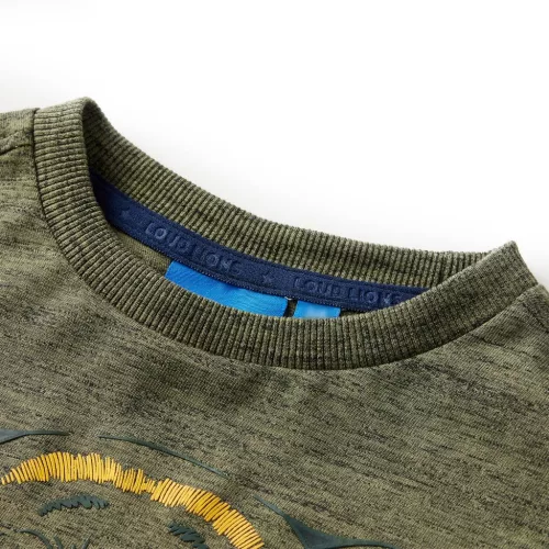 Keki melange hosszú ujjú gyerekpóló 128