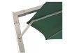 VID Függő zöld napernyő alumínium rúddal - 350 cm