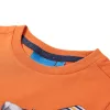Sötét narancssárga hosszú ujjú gyerekpóló 92