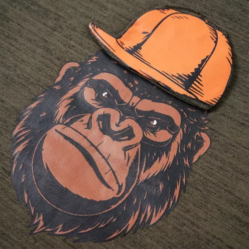 Sötét keki melange gyerekpulóver 104