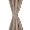  2 db krémszínű sötétítőfüggöny fém fűzőlyukakkal 135 x 175 cm