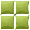  4 db almazöld kültéri párna 45 x 45 cm