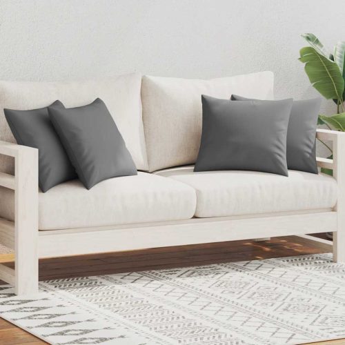  4 db szürke kültéri párna 45 x 45 cm