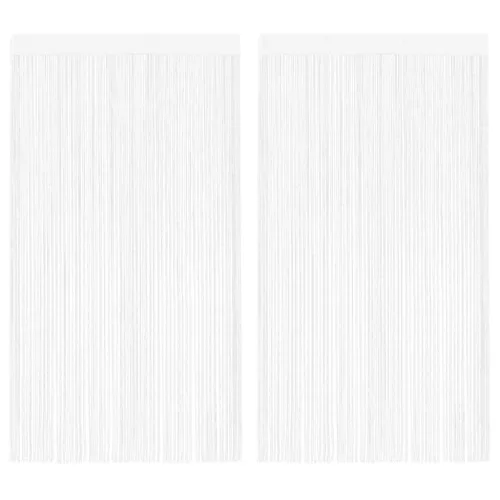  2 db fehér zsinórfüggöny 100 x 250 cm