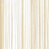  2 db krémszínű zsinórfüggöny 100 x 250 cm