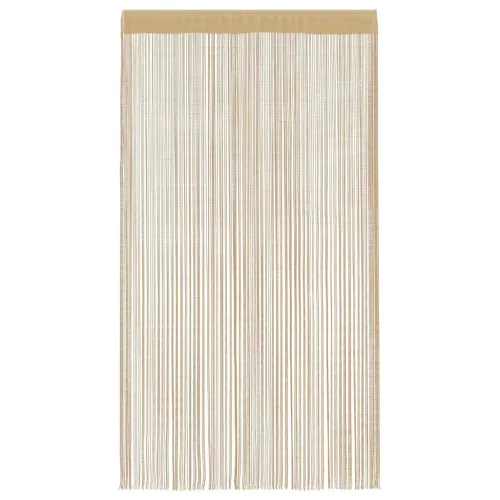  2 db bézs zsinórfüggöny 100 x 250 cm