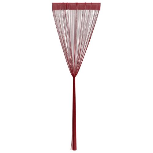  2 db burgundi vörös zsinórfüggöny 140 x 250 cm