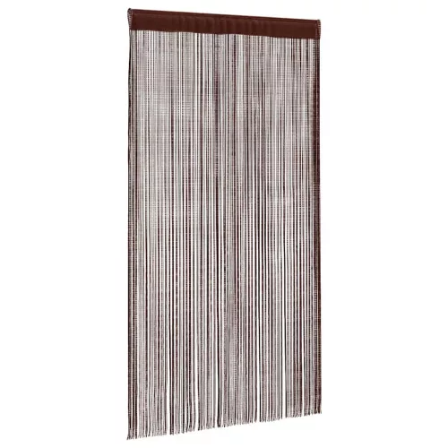  2 db barna zsinórfüggöny 140 x 250 cm