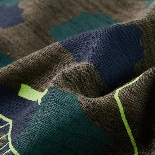 Sötét keki melange gyerekpulóver 128