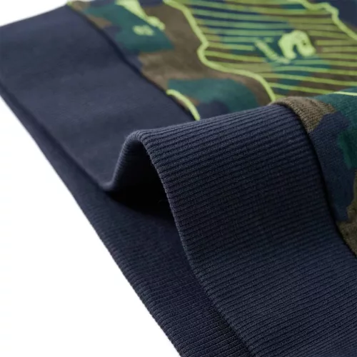 Sötét keki melange gyerekpulóver 140